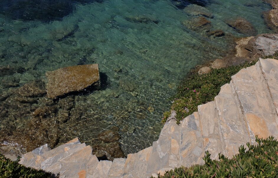 stairs to sea